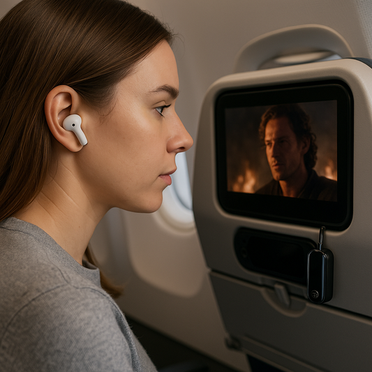 Airplane Bluetooth 5.3 Adapter β AirPods Compatible
