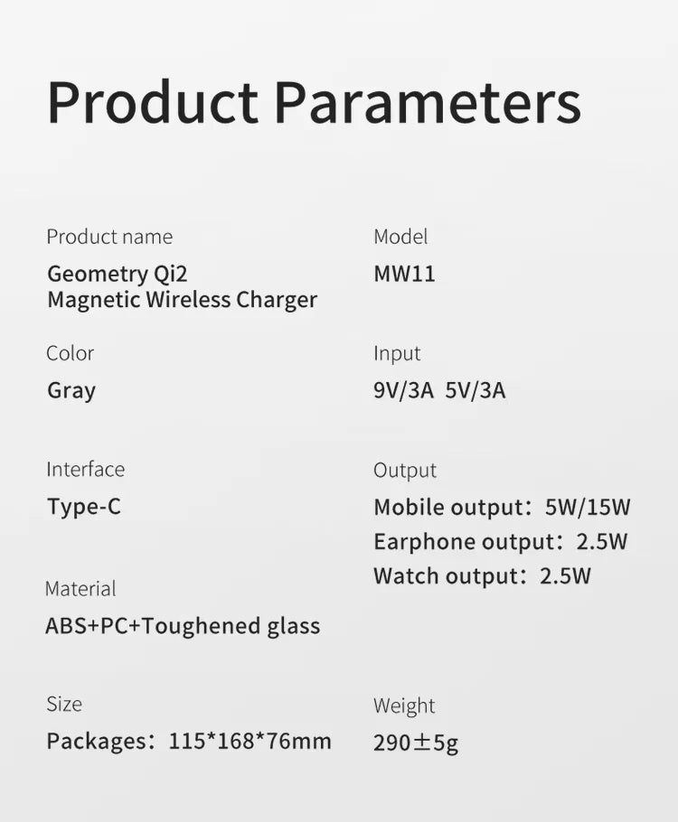 Certified Qi2 3-in-1 Magnetic Wireless Charging Stand iPhone