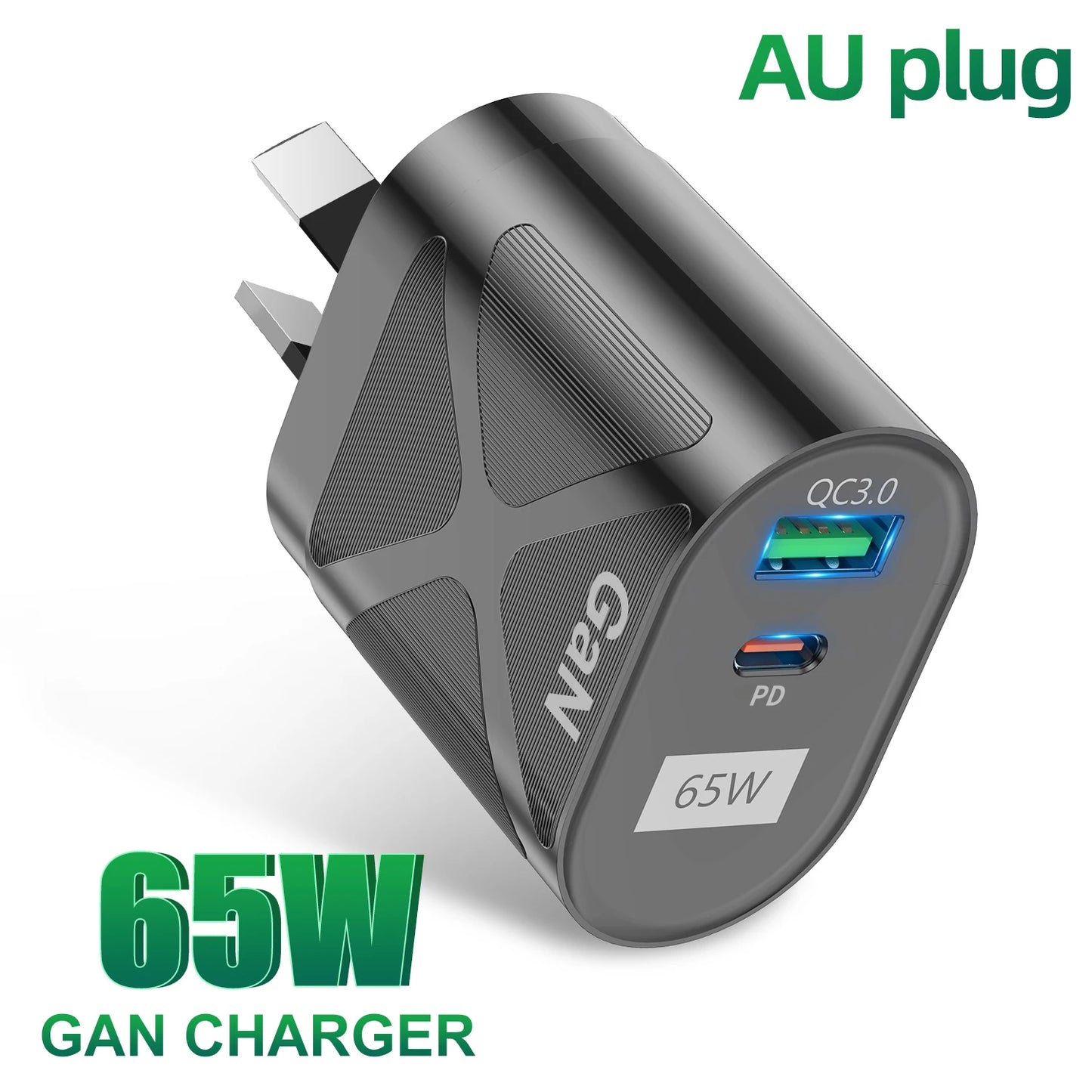 65W GaN Charger iPhone Compatible