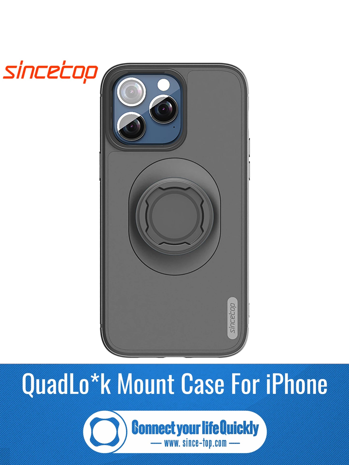 Quick Mount Shockproof Case for iPhone – Compatible with QuadLo*k