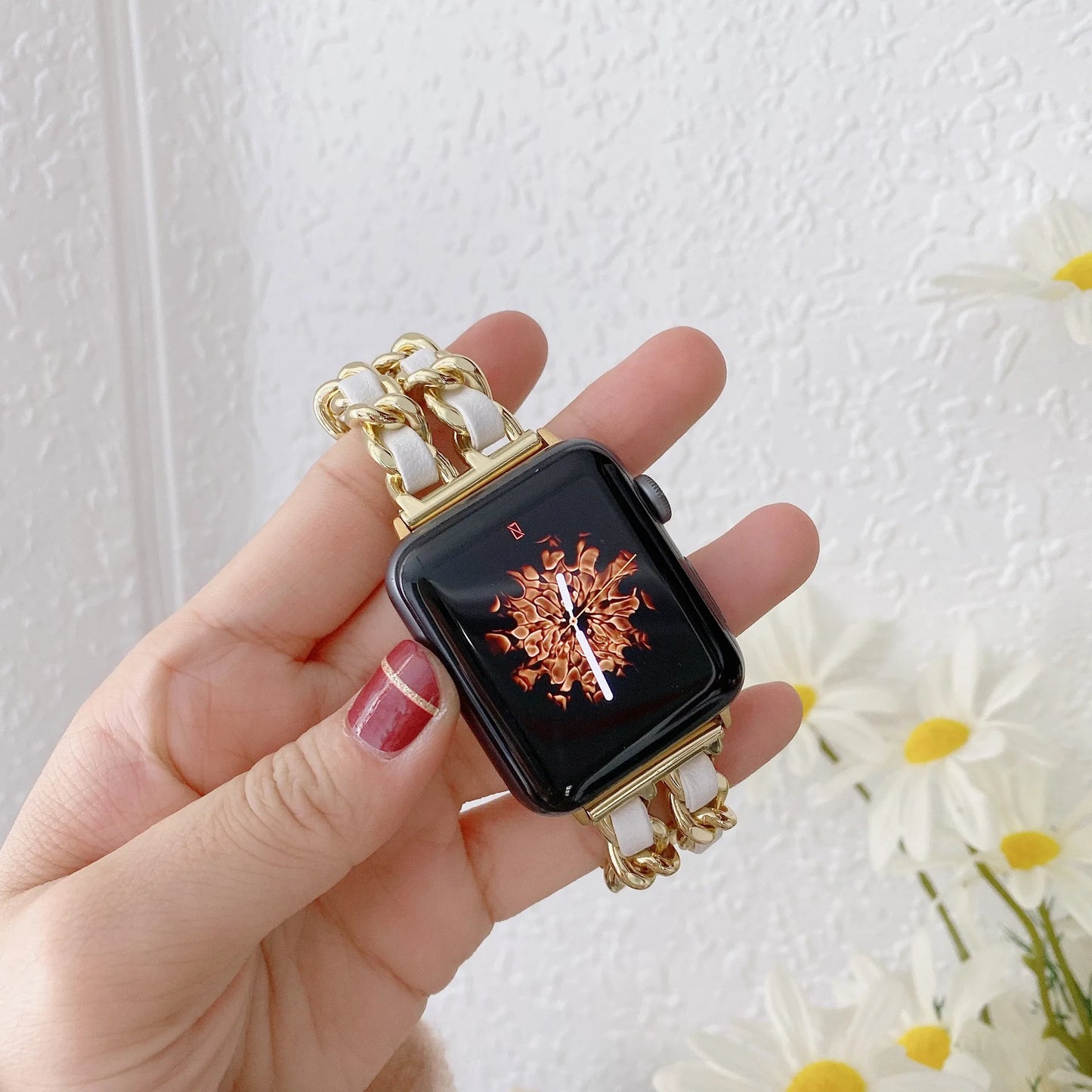 Women Metal Strap for Apple Watch Band