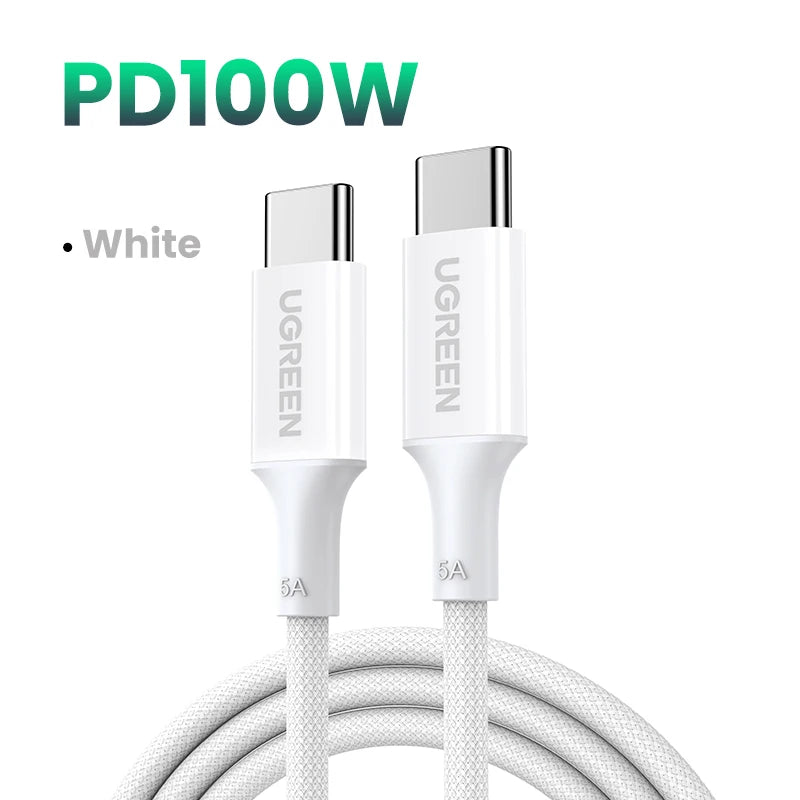 UGREEN 100W USB Type C To USB C Cable For Macbook iPad Iphone