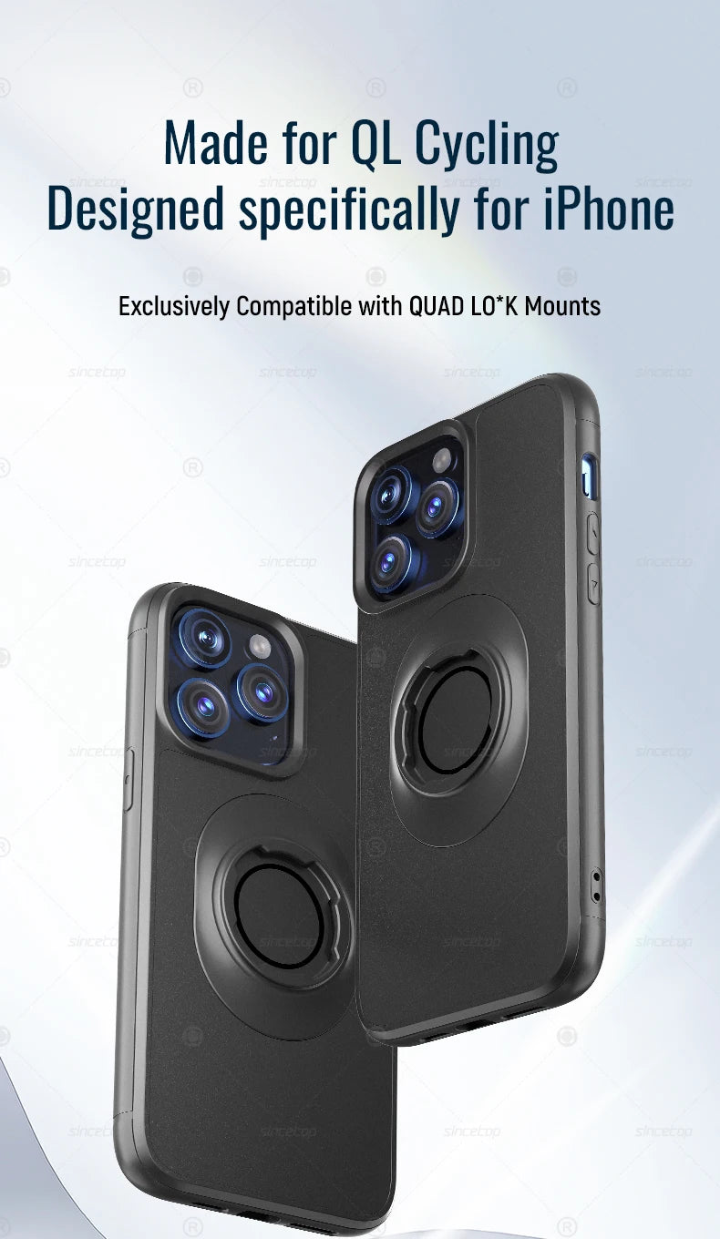 Quick Mount Shockproof Case for iPhone – Compatible with QuadLo*k
