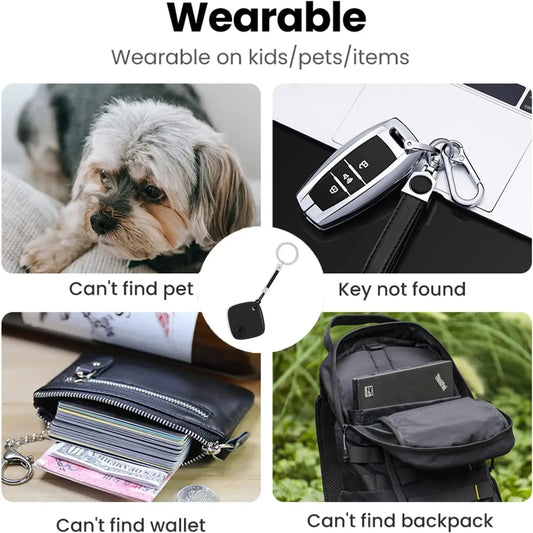 Smart Bluetooth Tracker Compatible con Apple Find My (AirTag iOS)