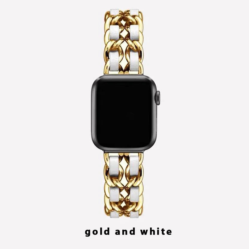 Women Metal Strap for Apple Watch Band