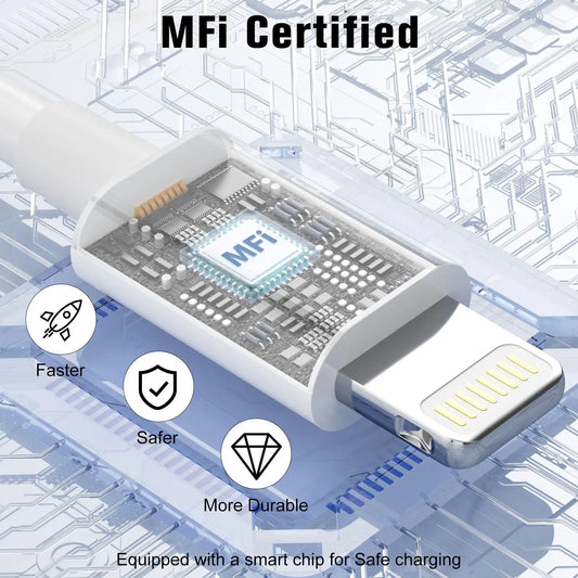 USB-C to Lightning Cable MFi Certified iPhone