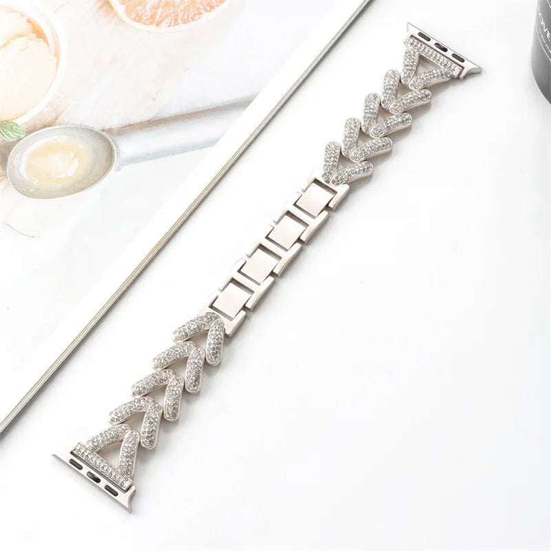 Diamond Metal Strap for Apple Watch