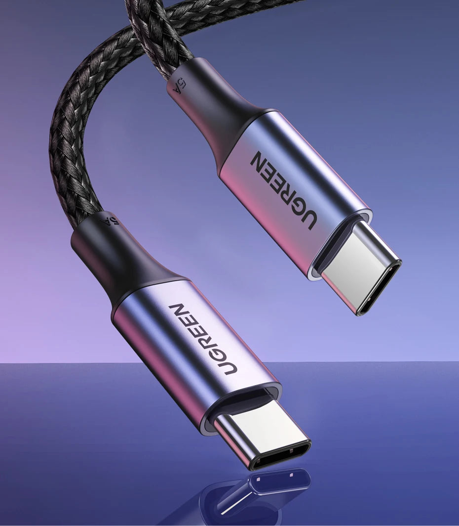 UGREEN 100W USB Type C To USB C Cable For Macbook iPad Iphone