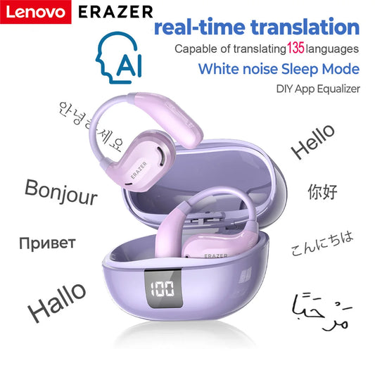 ERAZER XT66PRO Bluetooth Earphones Real-Time Translation