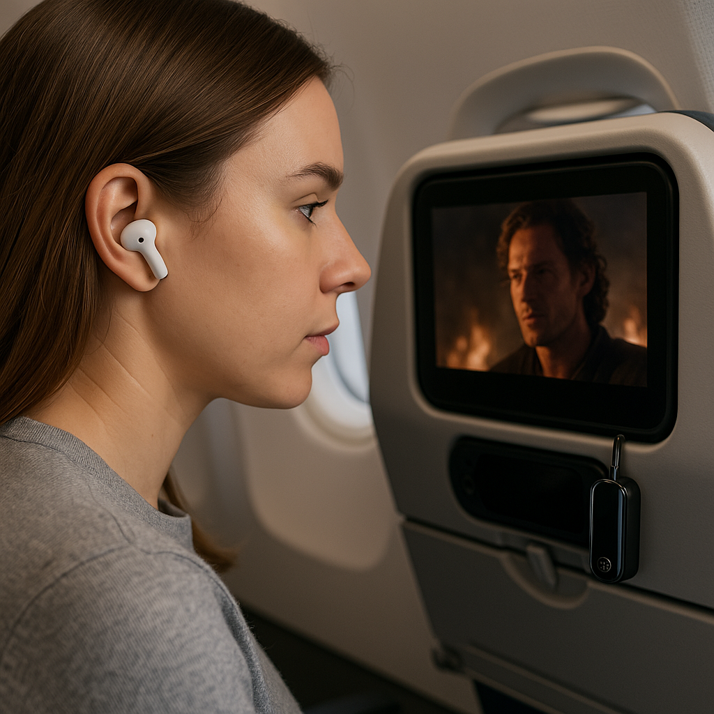 Airplane Bluetooth 5.3 Adapter – AirPods Compatible