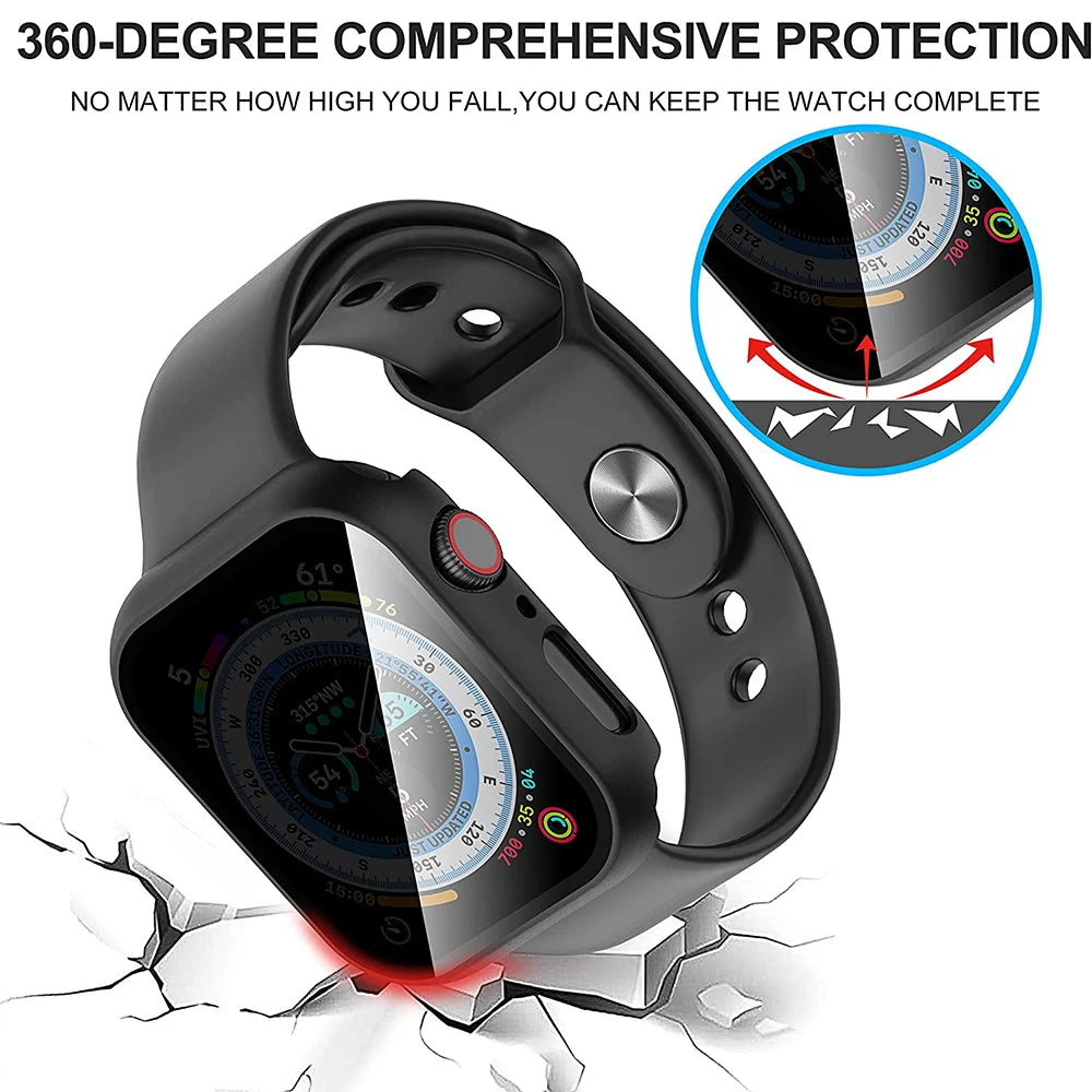 Case for Apple Watch Series 10 Anti-Peeping Screen
