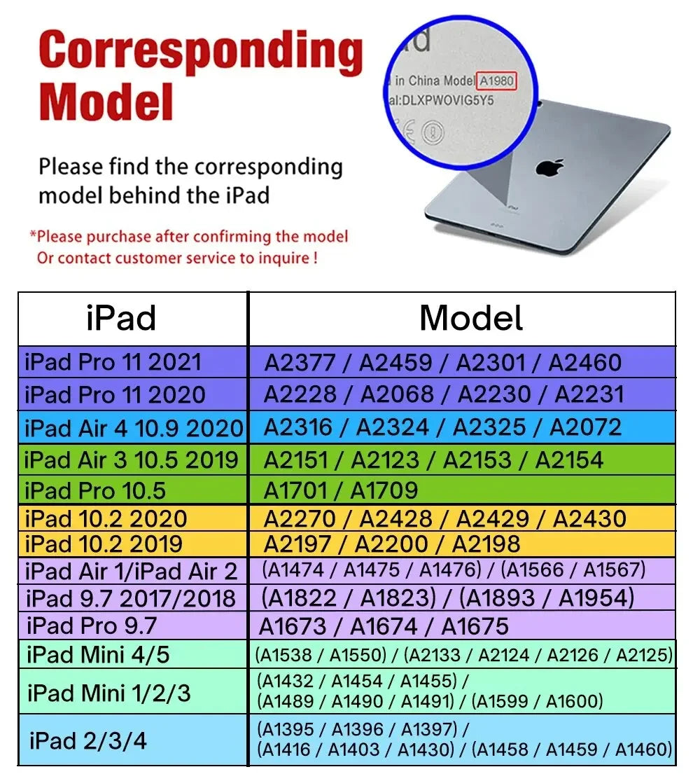 Kids Ipad Case Rotation Handle Stand