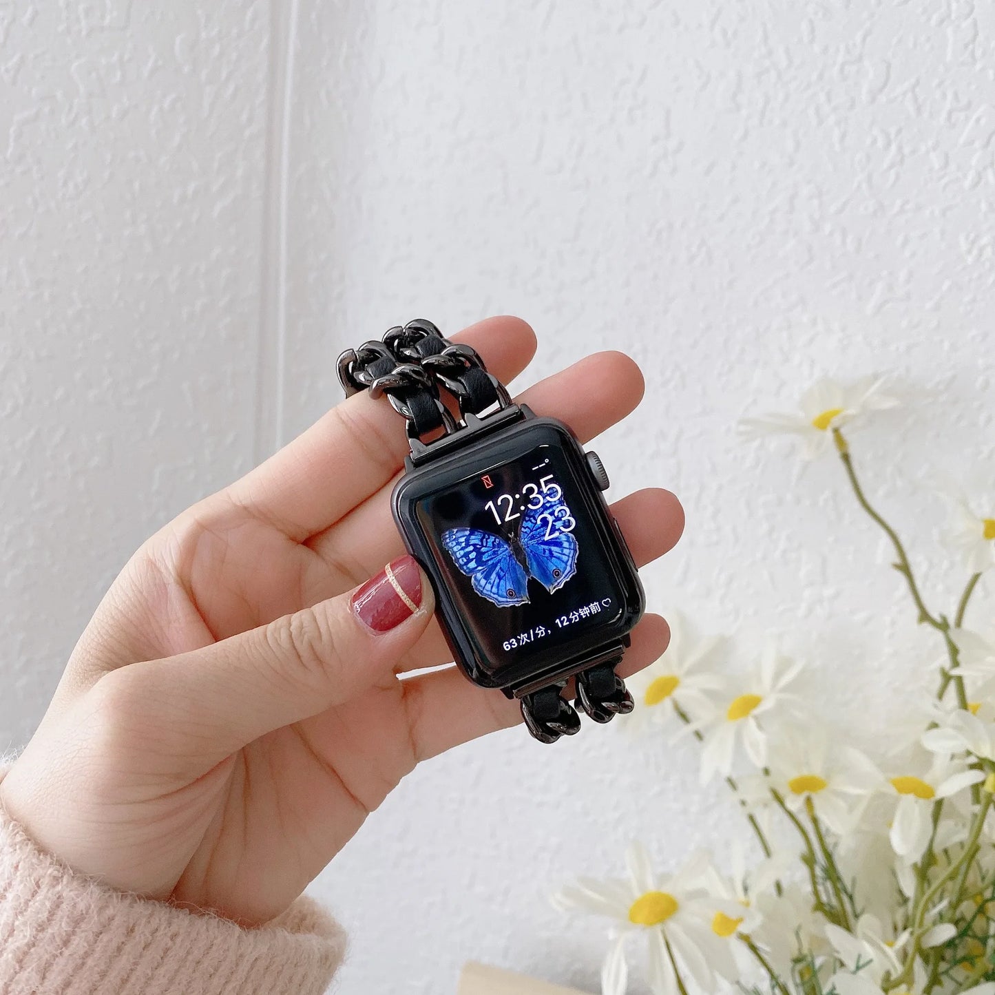 Women Metal Strap for Apple Watch Band