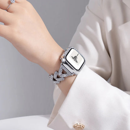 Diamond Metal Strap for Apple Watch