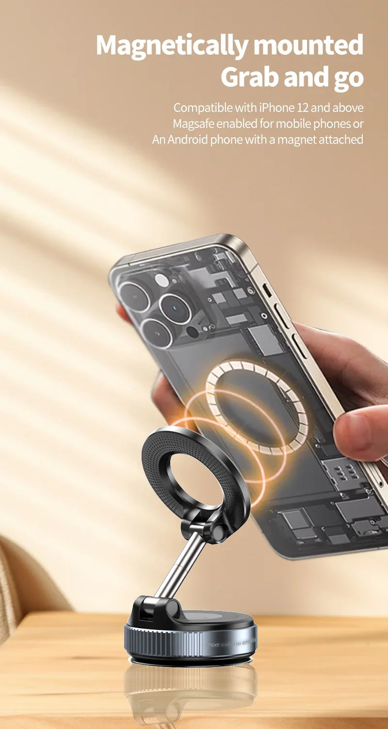 Strong Magnetic Phone Holder Foldable Design 360° iPhone