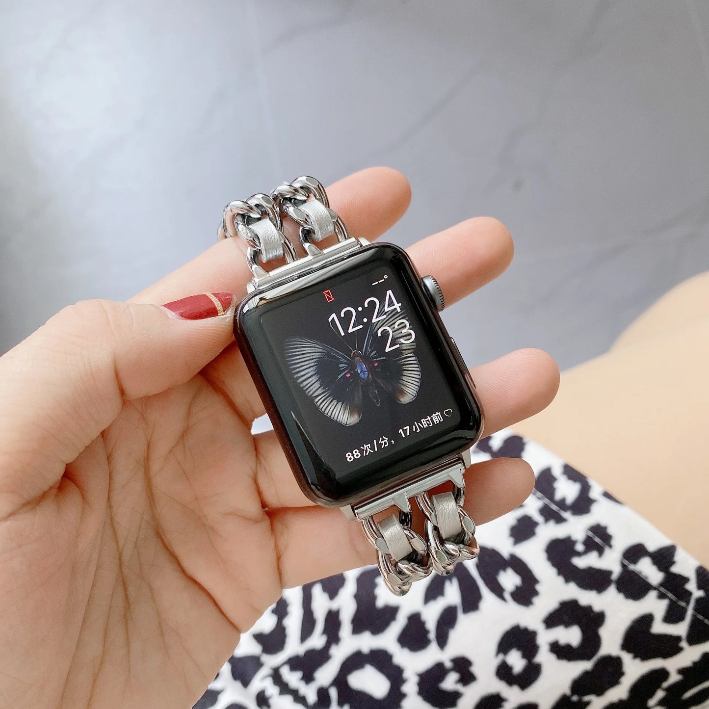 Women Metal Strap for Apple Watch Band