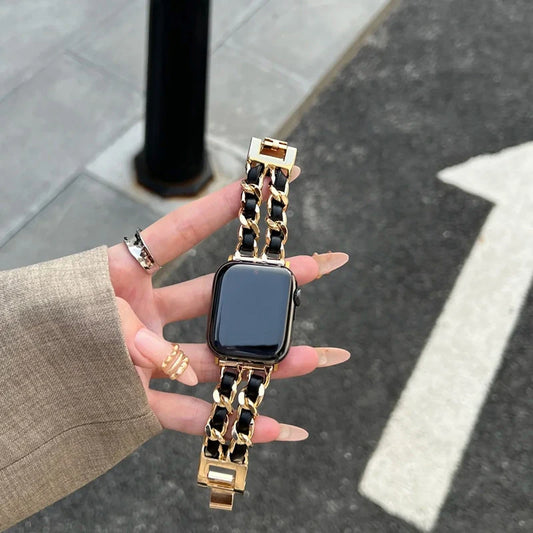 Women Metal Strap for Apple Watch Band