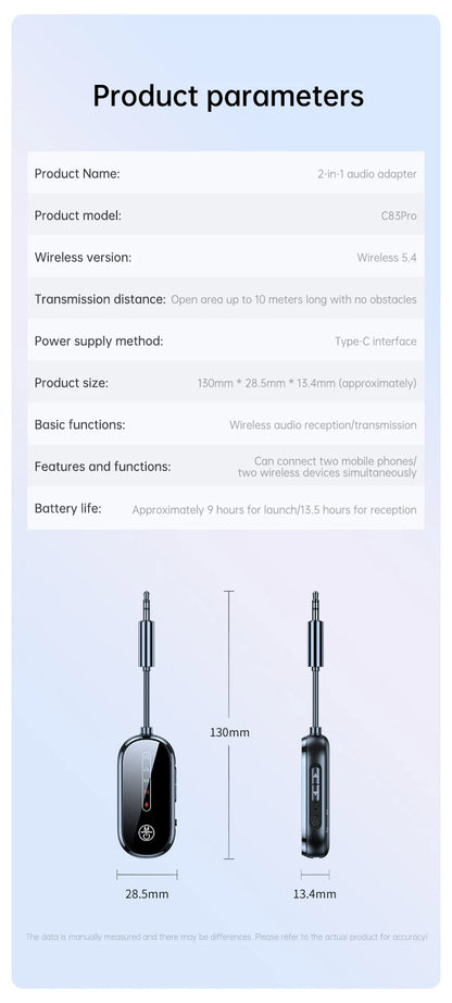 Airplane Bluetooth 5.3 Adapter – AirPods Compatible