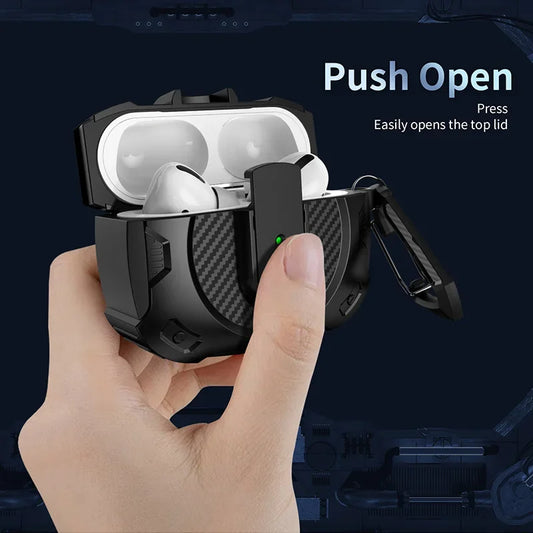 Security Lock Armor Case For Airpods