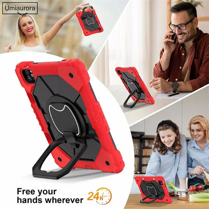 Kids Ipad Case Rotation Handle Stand