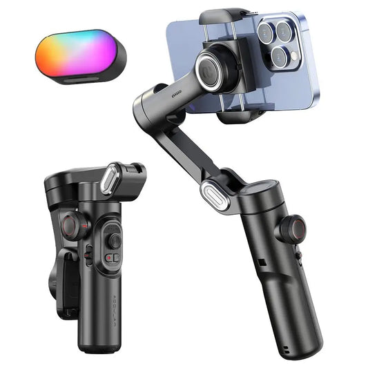AOCHUAN 3-Axis Handheld Gimbal Stabilizer for Smartphone Audio & Video
