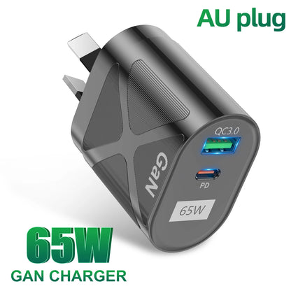 65W GaN Charger iPhone Compatible