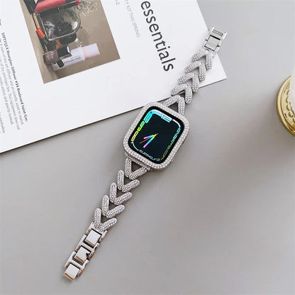 Diamond Metal Strap for Apple Watch