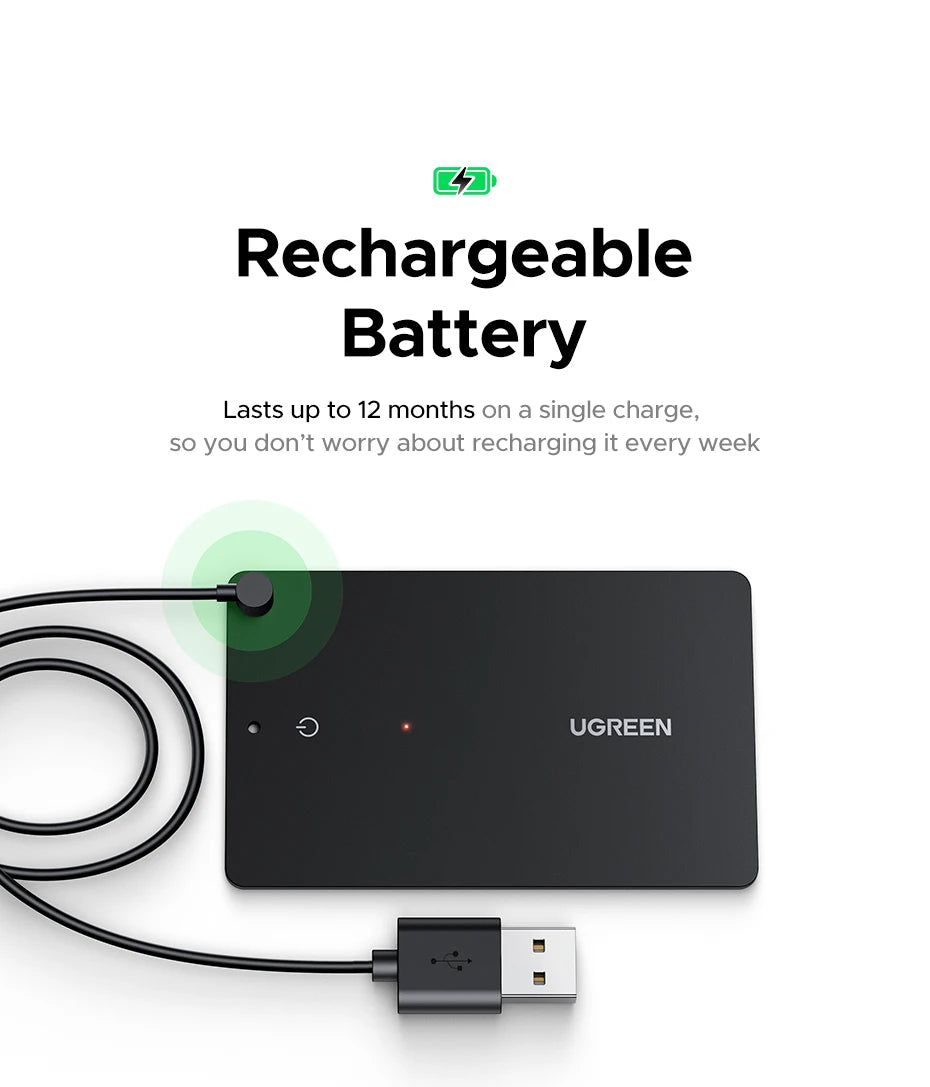 UGREEN Security SmartTrack Card Works with Apple Find (AirTag iOS Only)