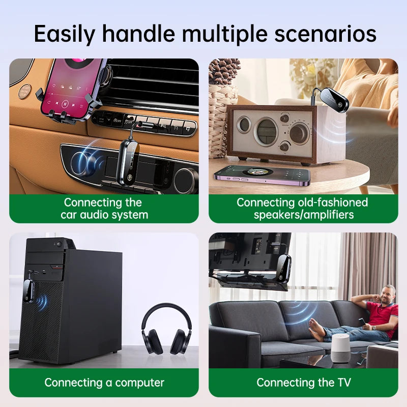 Airplane Bluetooth 5.3 Adapter – AirPods Compatible
