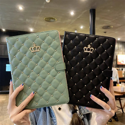 Luxury Crown Bling Diamond Case for iPad