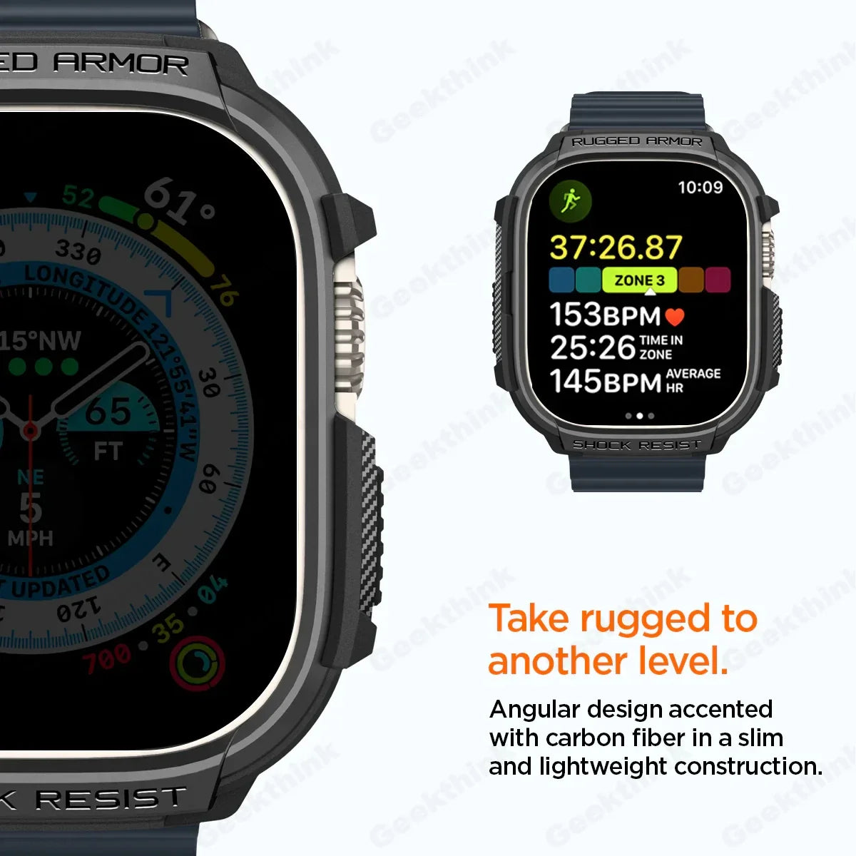 Rugged Armor Case For Apple Watch