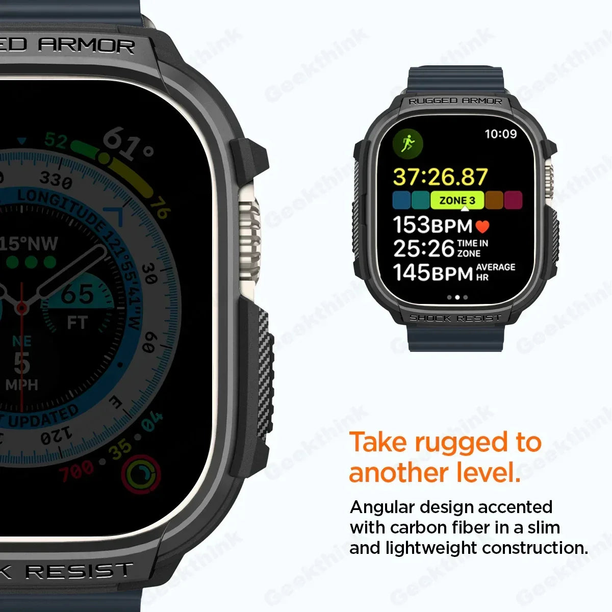 Rugged Armor Case For Apple Watch