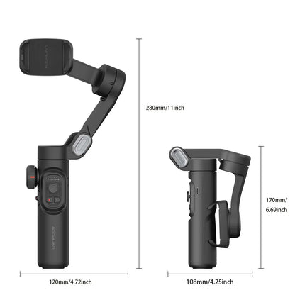 AOCHUAN 3-Axis Handheld Gimbal Stabilizer for Smartphone Audio & Video