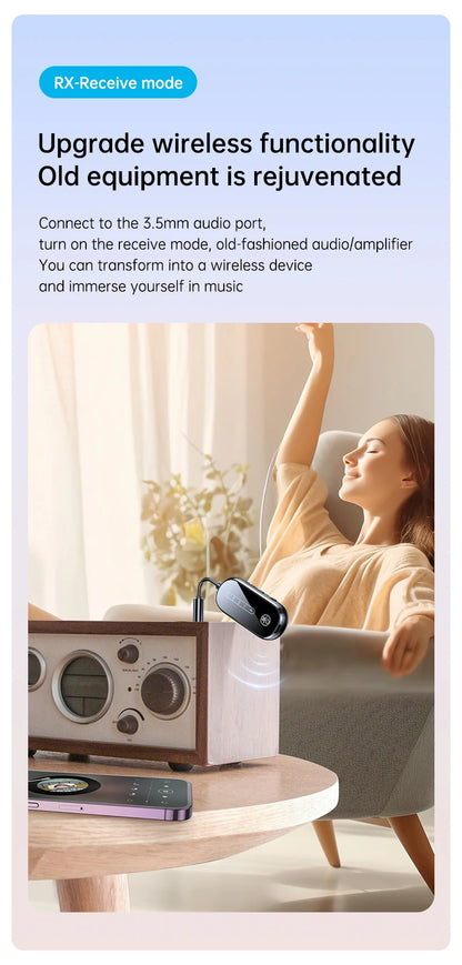 Airplane Bluetooth 5.3 Adapter – AirPods Compatible