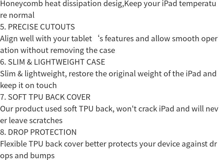TBTIC Tablet For iPad Case
