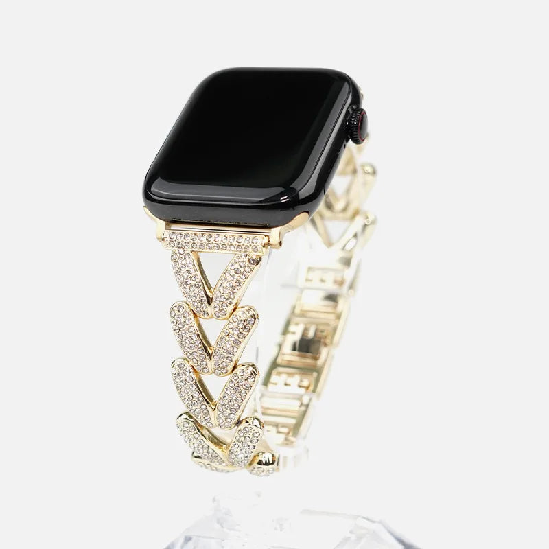 Diamond Metal Strap for Apple Watch