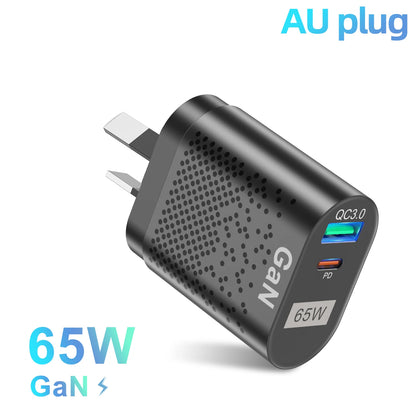 65W GaN Charger iPhone Compatible