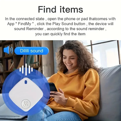 Smart Bluetooth Tracker Compatible con Apple Find My (AirTag iOS)