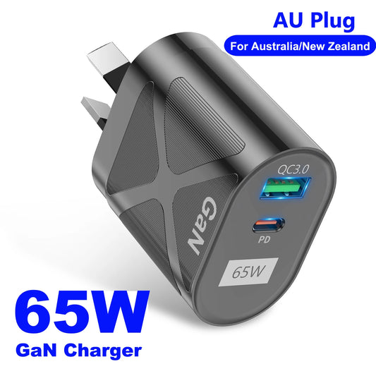 65W GaN Charger iPhone Compatible