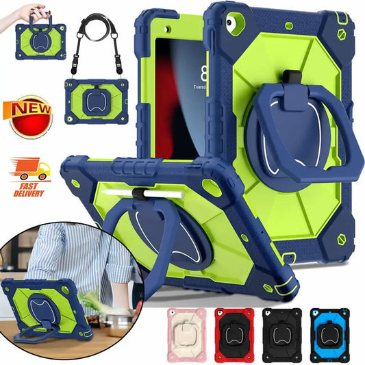 Kids Ipad Case Rotation Handle Stand