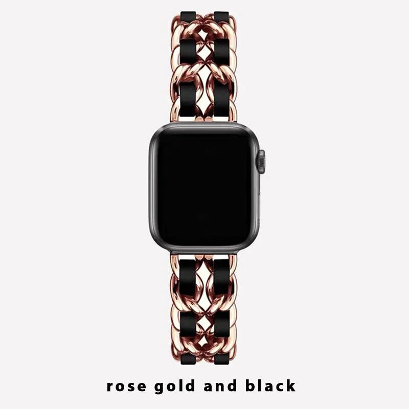 Women Metal Strap for Apple Watch Band