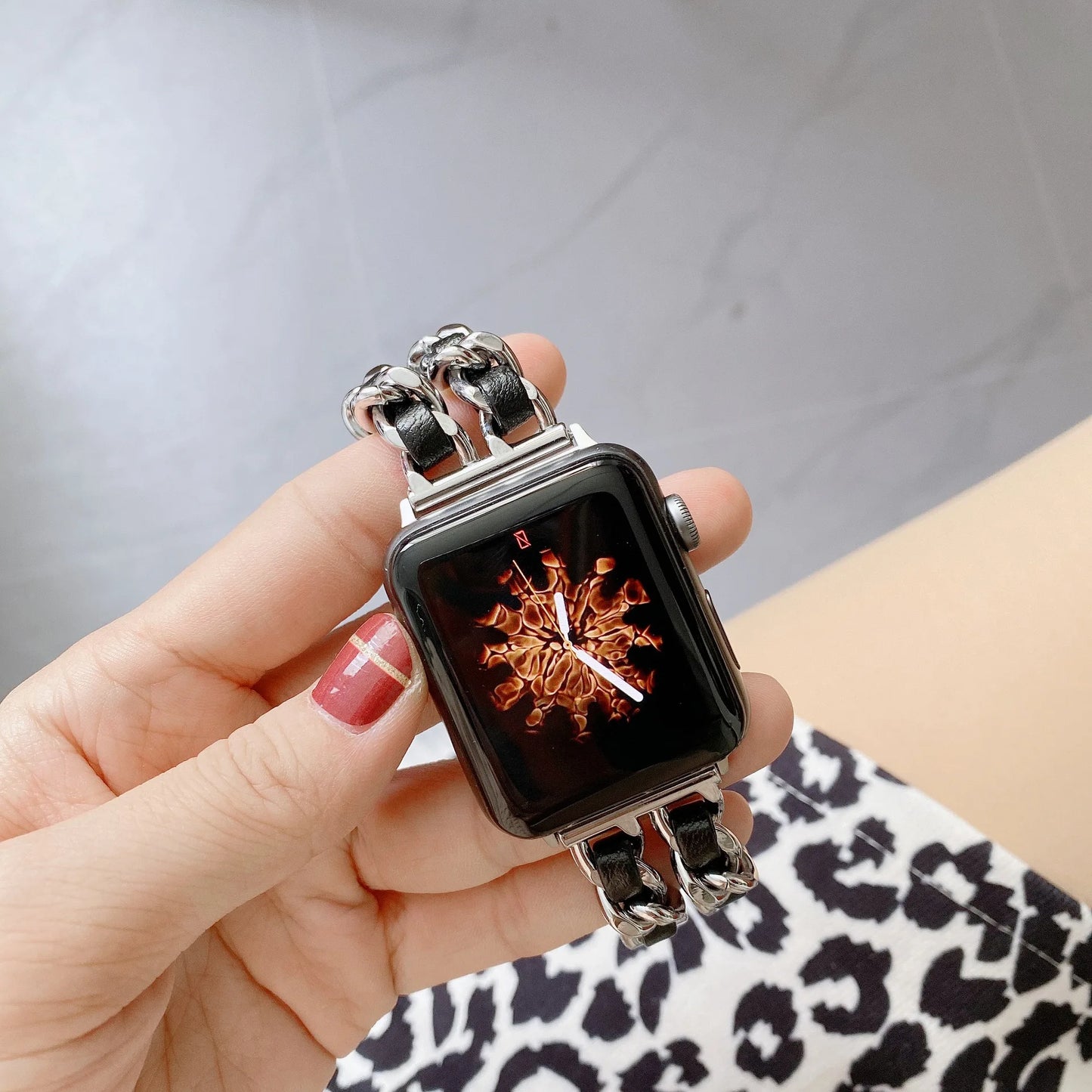 Women Metal Strap for Apple Watch Band