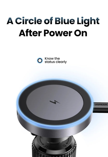 UGREEN Qi2 15W Magnetic Car Phone Holder Charging for Magsafe