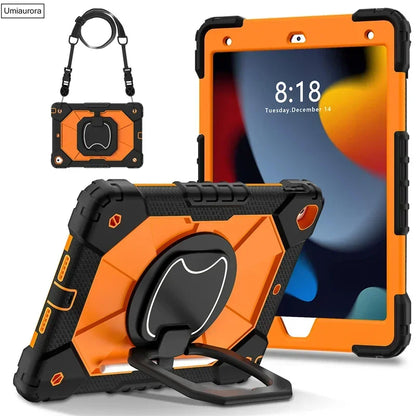 Kids Ipad Case Rotation Handle Stand