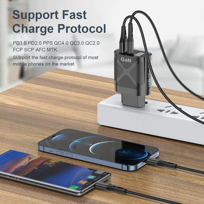 65W GaN Charger iPhone Compatible