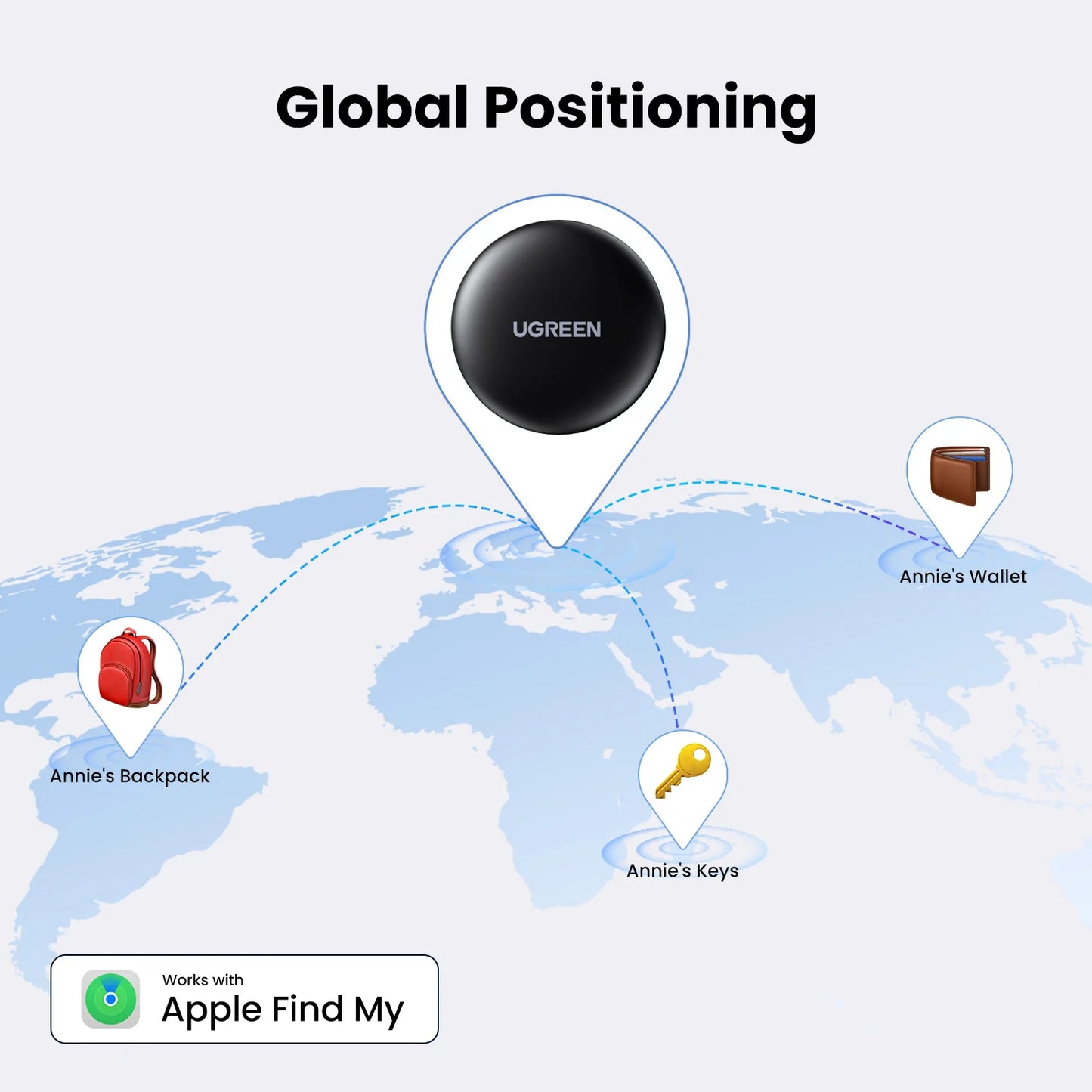 UGREEN Finder Security SmartTrack  With Apple Find iOS AirTag