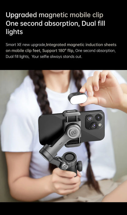 AOCHUAN 3-Axis Handheld Gimbal Stabilizer for Smartphone Audio & Video