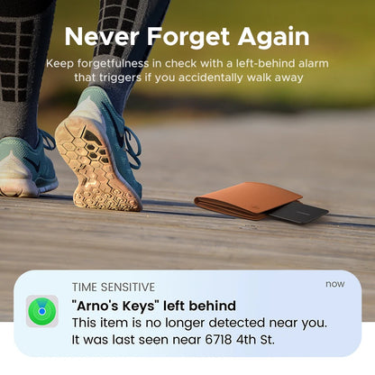 UGREEN Security SmartTrack Card Works with Apple Find (AirTag iOS Only)
