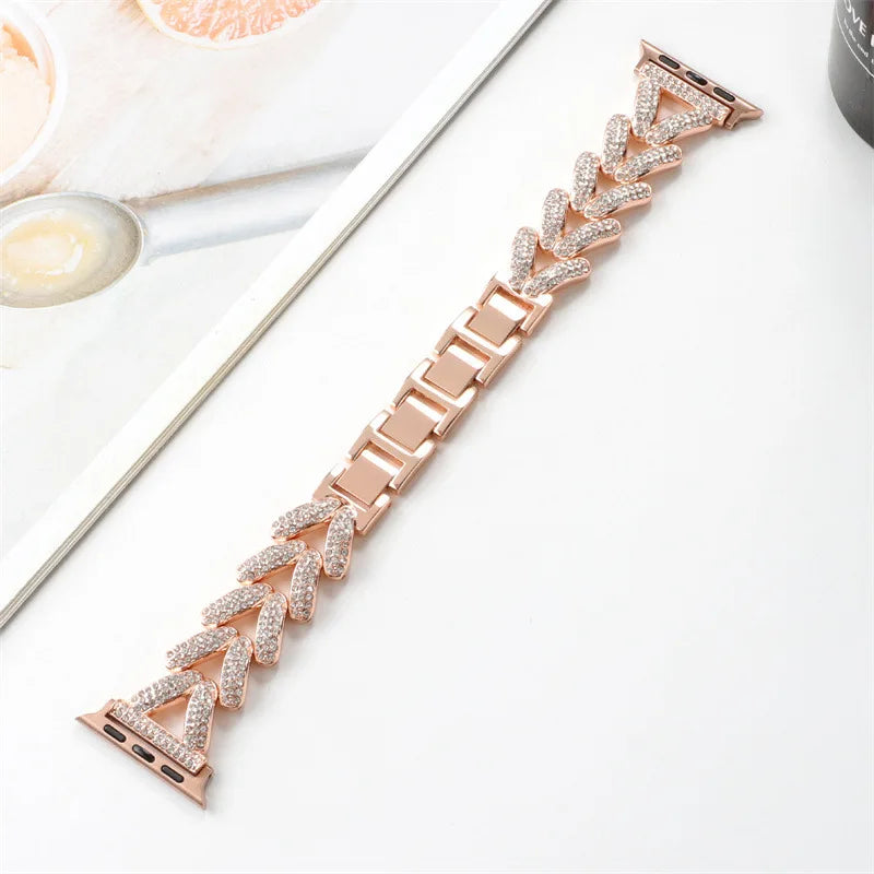 Diamond Metal Strap for Apple Watch