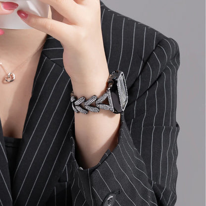 Diamond Metal Strap for Apple Watch
